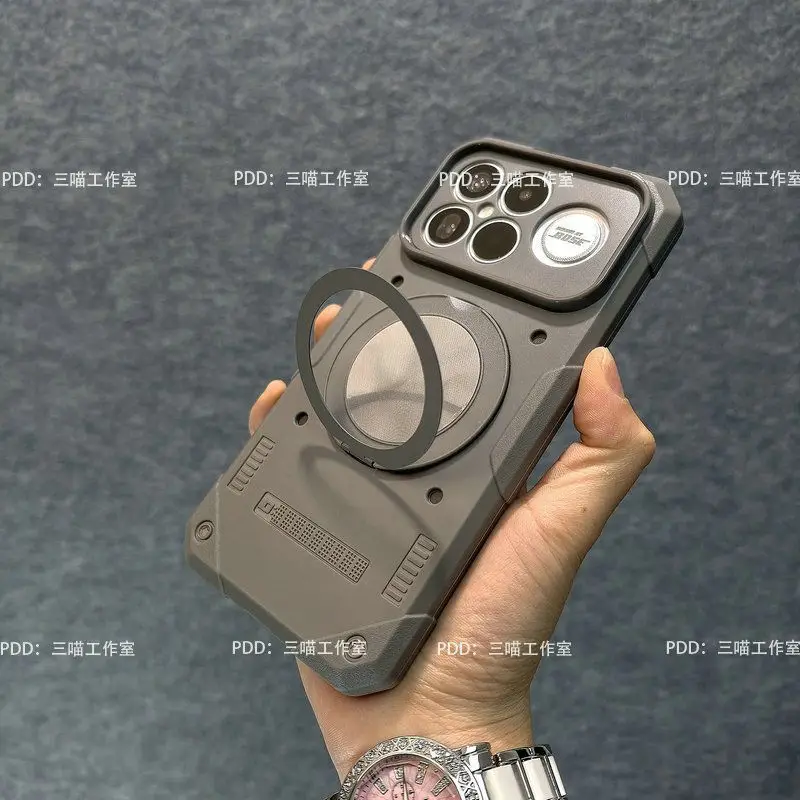 360-Degree Rotating Bracket with Fall Protection TPU Soft Back Cover