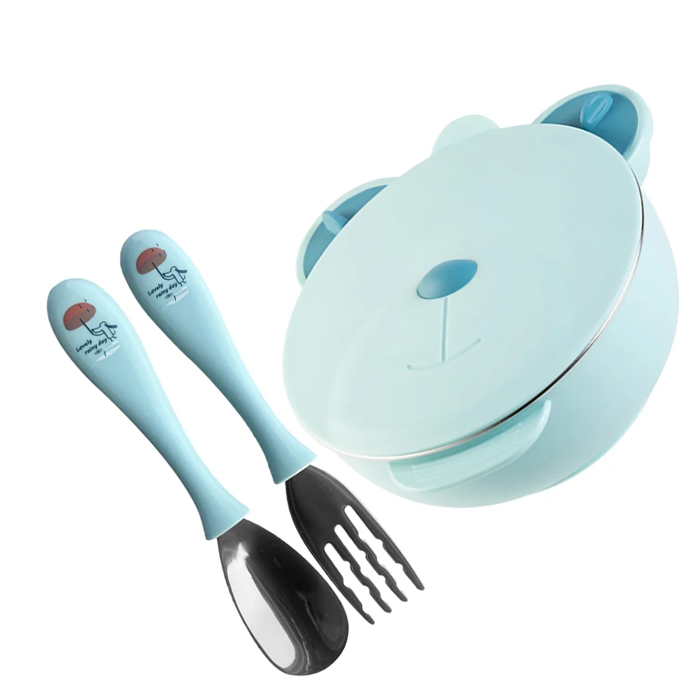 

Обеденная тарелка из нержавеющей стали, детская чаша с крышкой, Детские чаши для дополнительного питания