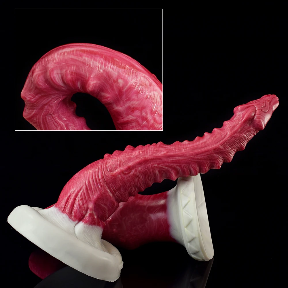 Dildo De Silicone Cabeça Do Grande Dragão Poll