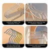 Transparent Acrylic Clothes Hanger Racks Wardrobe Hangers Clothes Drying Rack Clothing Hangers Closet Wardrobe Organizer 1PC 3