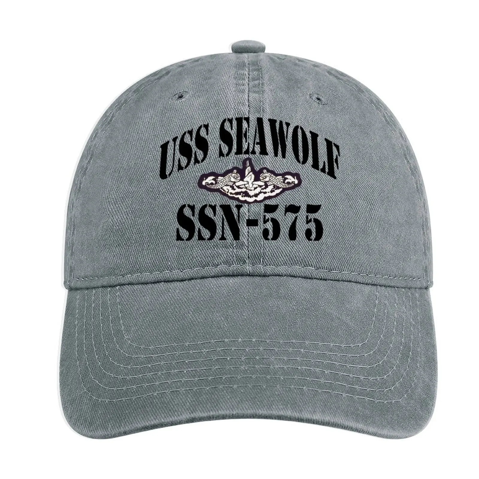 

USS SEAWOLF (SSN-575) SHIP'S STORE Cowboy Hat Gentleman Hat Hat Luxury Brand Golf Cap New Hat Hats For Women Men'S