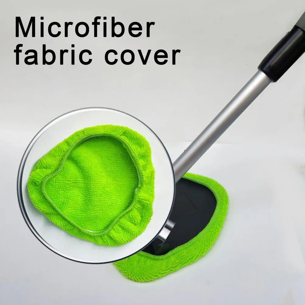 창문 스크래핑 미스트 제거기 마이크로파이버 자동차 창문 클리너 텔레스코픽 윈드실드 청소 도구 자동차 액세서리