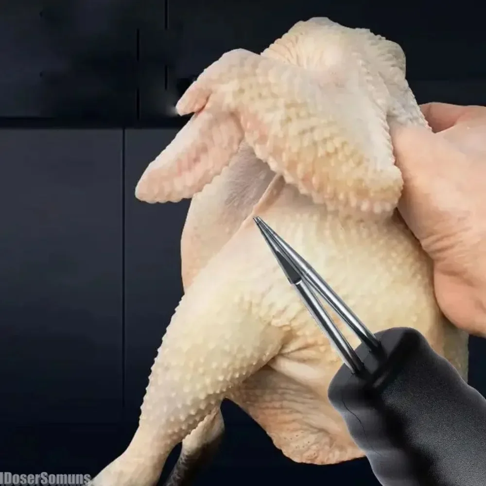 Electric Chicken Hair Plucker Machine Portable Automatic Poultry Short Hair Plucking Tool