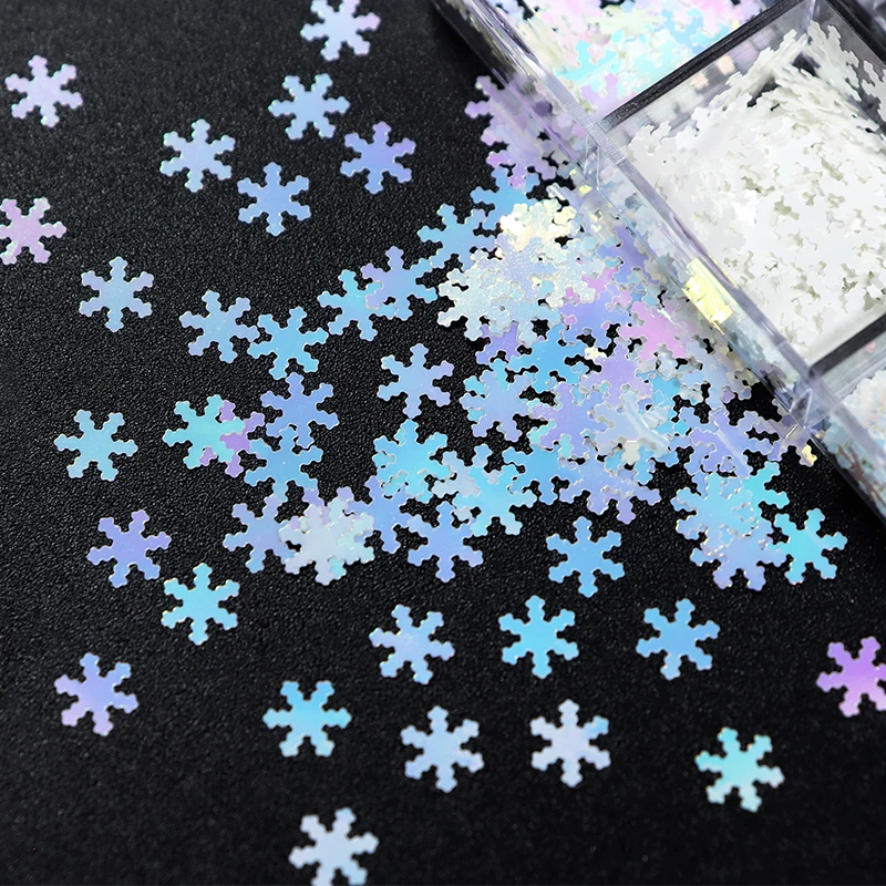 Holographic Snow Flakes - Buy Slimes & Craft Supplies