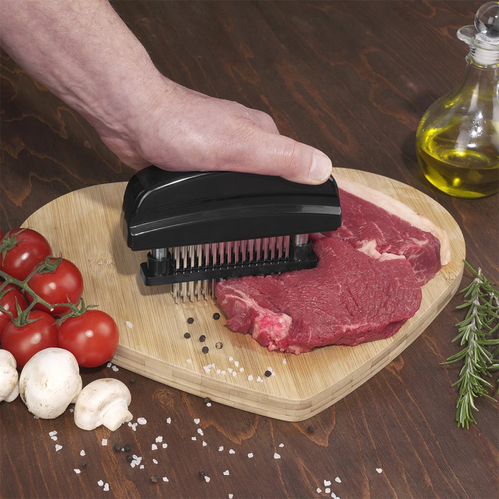 48 Blades Needle Meat Tenderizer Stainless Steel Knife Meat Beaf Steak Mallet Barbecue Marinating Cooking Tools Cooking Utensils
