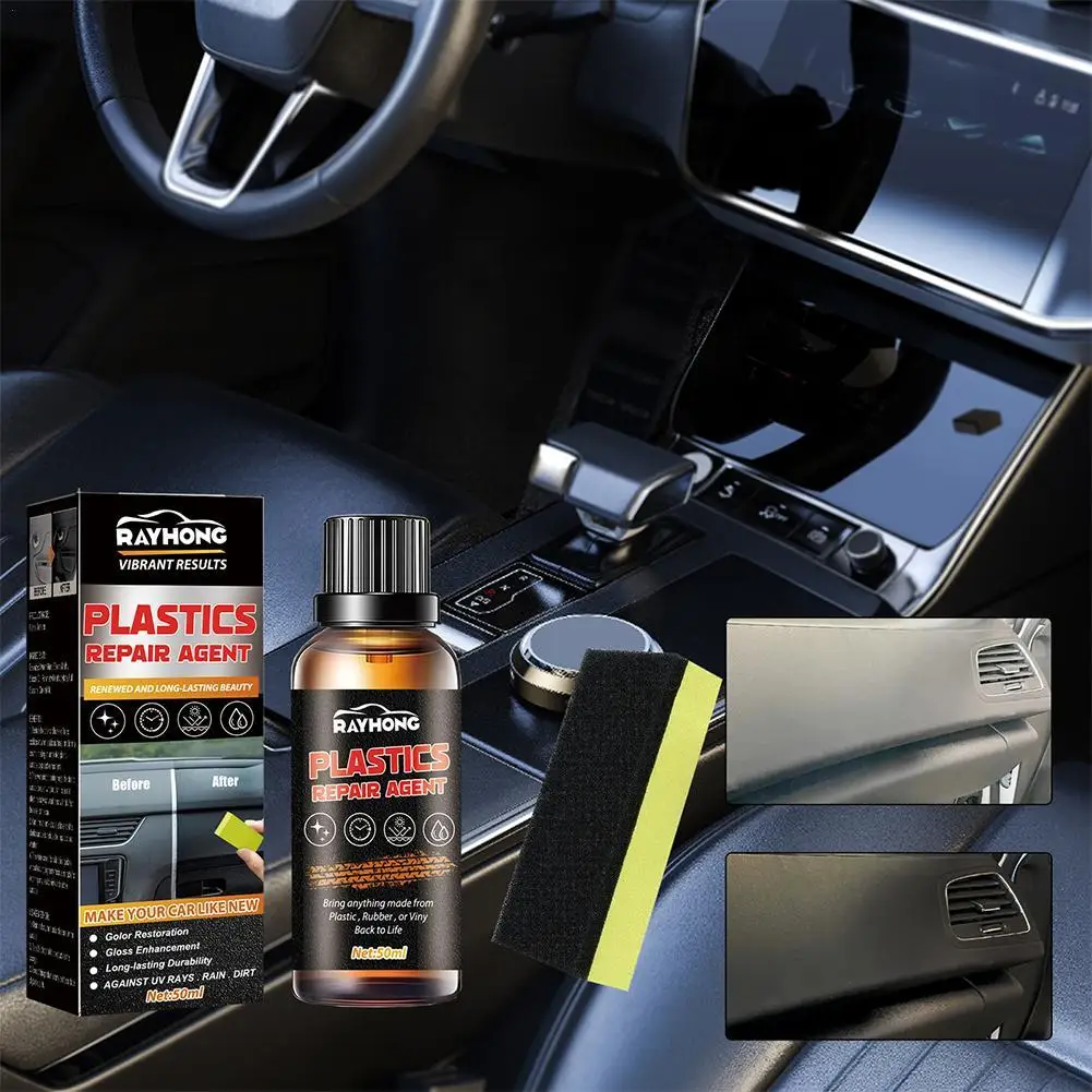 

Car Plastic Restorer Back To Black Gloss Car Cleaning Products Plastic Leather Restore Auto Polish And Repair Coating Renovator