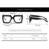 Square Large Frame Reading Glasses Anti Radiation and Anti Blue Light Presbyopia Glasses Simple and Colorful Ultra Light Glasses 6