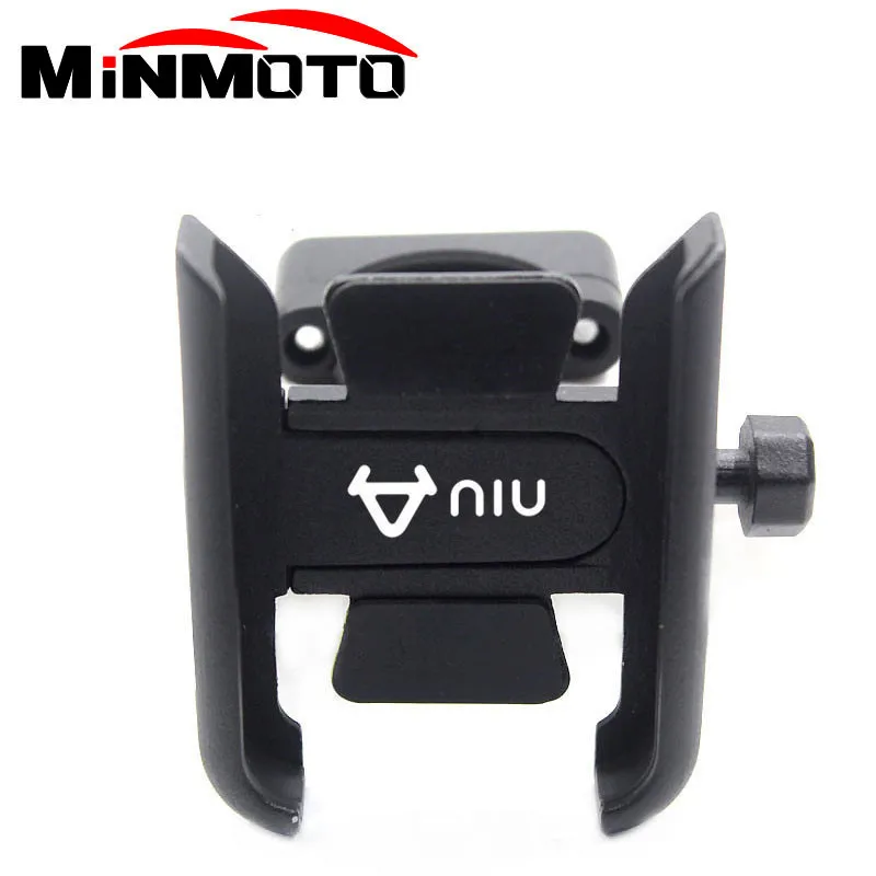 NIU N1 N1S M1 U1 M + NGT 오토바이 핸들 바 백미러 휴대폰 홀더, GPS 스탠드 플레이트, 아이폰 삼성 지원