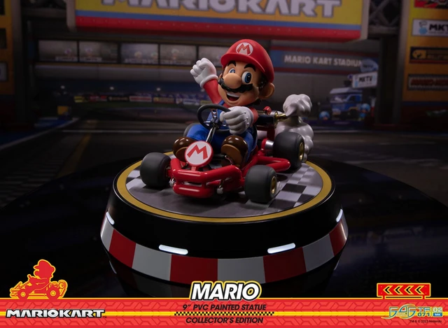  First 4 Figures Mario Kart: Mario Statue : Toys & Games