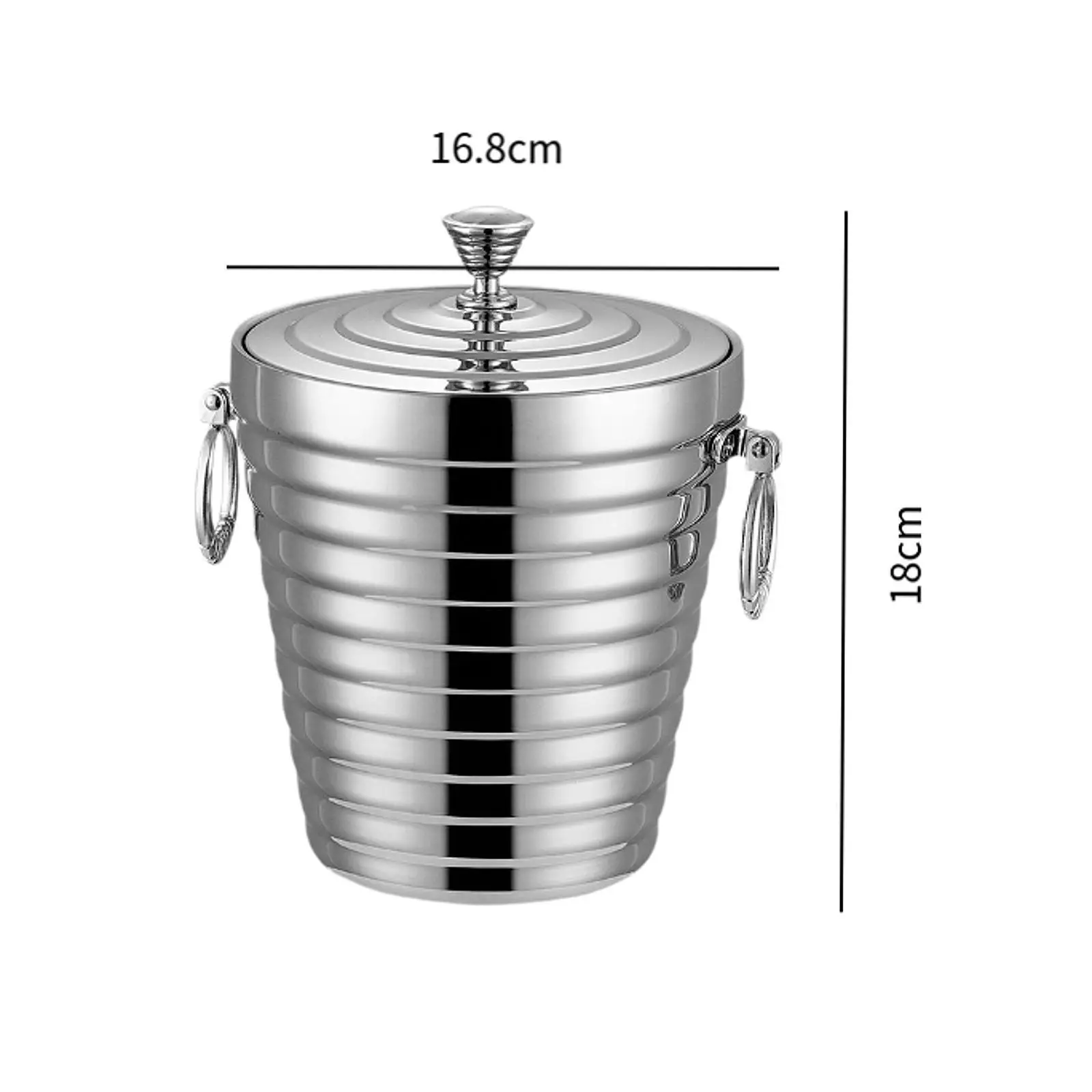 Metal Ice Bucket Champagne Bucket Cooler Bucket for Cocktails Camping Picnic Metal Ice Bucket Champagne Bucket Cooler Bucket for Cocktails Camping Picnic