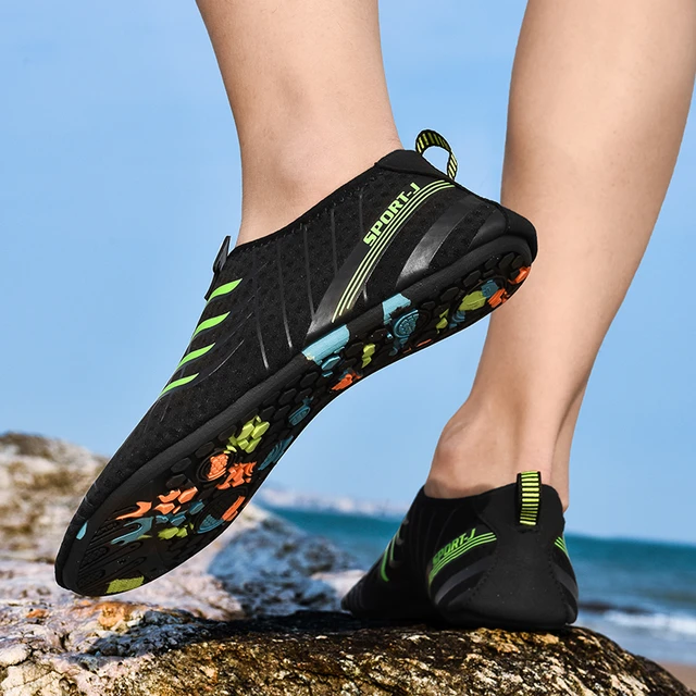 Zapatillas Transpirables de Natación para Hombre y Mujer, Escarpines de  Playa Unisex de Secado Rápido, el