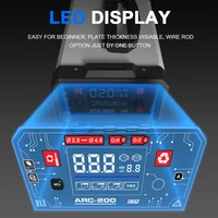 ANDELI ARC-200 ARC Welder STICK MMA Welding Machine 200 Amp DC Inverter IGBT Dual Voltage 110 220V 2