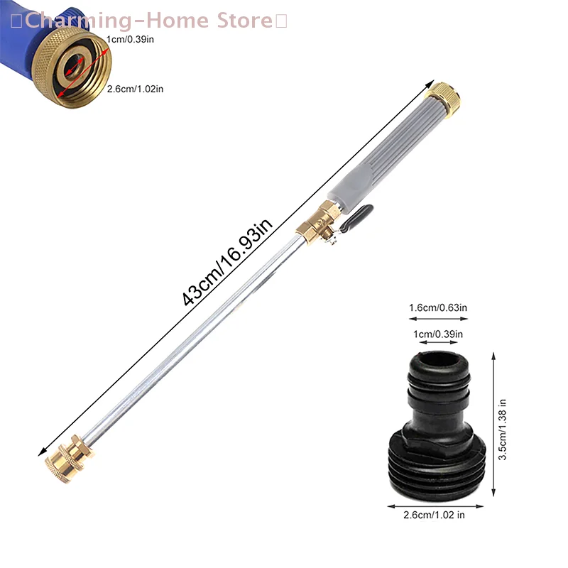 【M】1개 고압 파워 워터 스프레이어 세척기 워터젯 완드 노즐 스프레이어 스프레이 청소 세척 액세서리