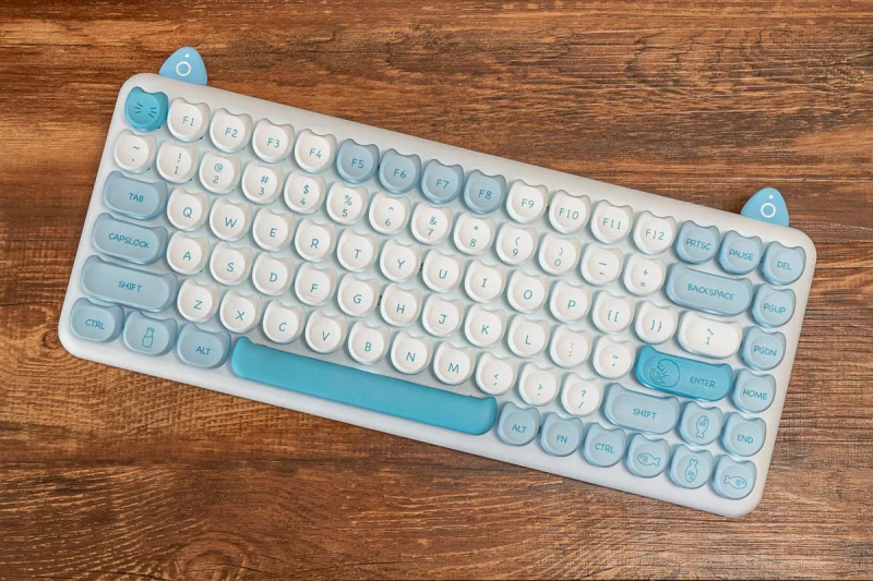 メカニカルゲーミングキーボードIQUNIX-M80猫,青,子猫