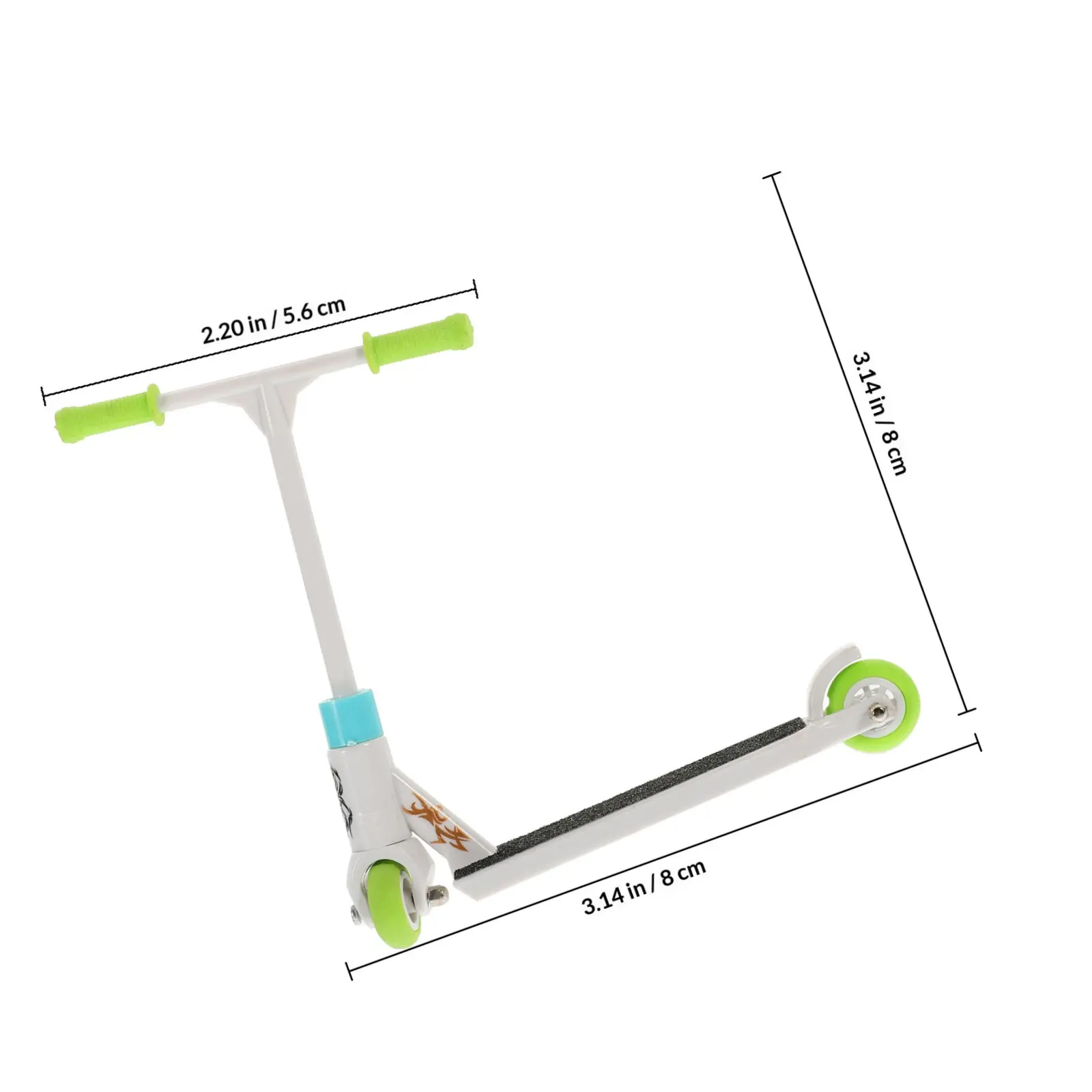 2세트 어린이용 핑거 스쿠터 손가락 기술력 장난감 핑거보드 스쿠터용 스케이트보드 키트