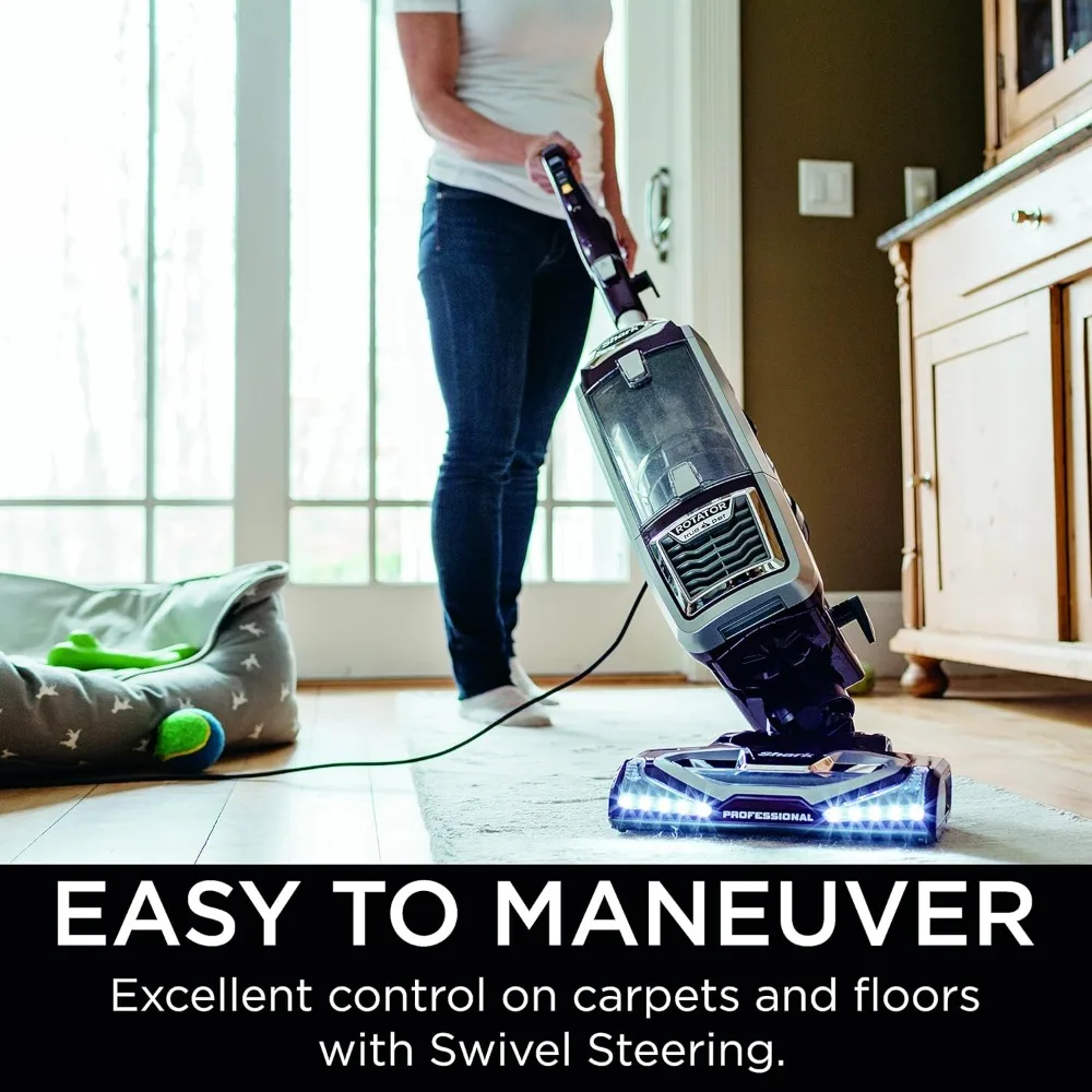 NV752 Rotator Powered Lift-Away TruePet Upright Vacuum with HEPA Filter, Large Dust Cup Capacity, LED Headlights 3