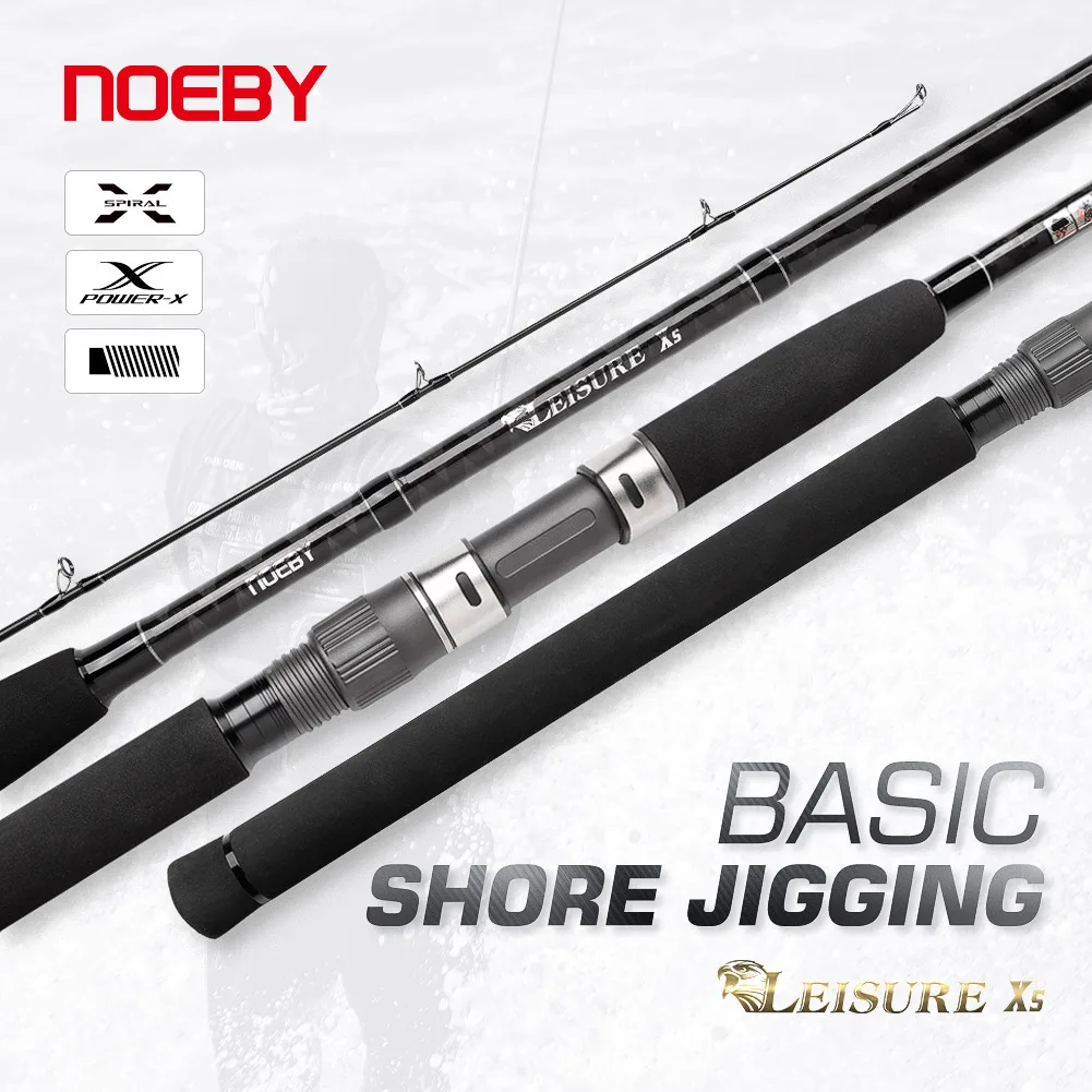 Noeby Shore Jigging Fishing Rod 2.75m 2.9m 3.05m Lure Max 70-90g Surf Casting Spinning Predator Heavy Saltwater Fishing Rods