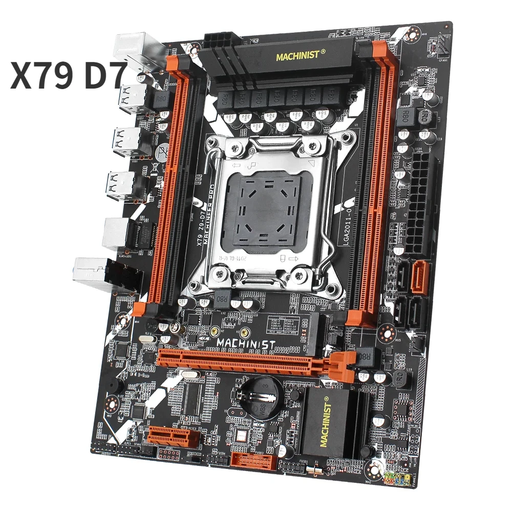 

machinist X79 Motherboard Support LGA 2011 Xeon E5 V1&V2 CPU i7 Processor DDR3 ECC RAM Memory NVME M.2 Desktop USB 3.0