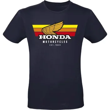 Honda 2025 New Motorcyclist Vintage Style Pattern Scooter T-Shirt Men's and Women's Casual Comfort Motorcycle Short Sleeve Top 1