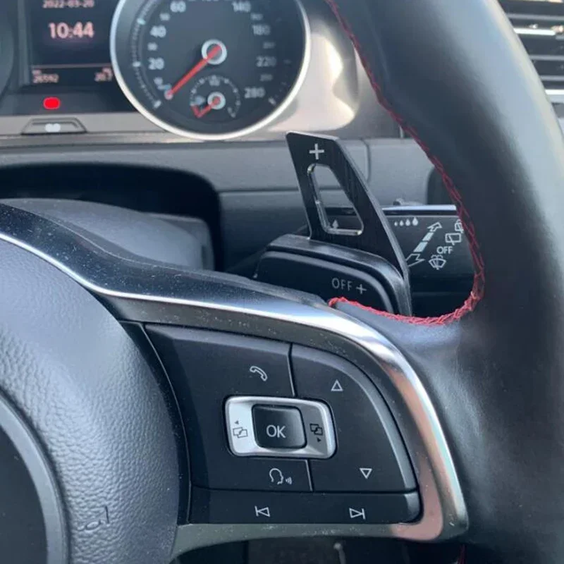 Auto Lenkrad Paddle Shift Verlängern Shifter Aufkleber Für VW Golf 7 GTI MK7 GTE GTD RLINE Volkswage POLO Scirocco Sagitar GLI – Detail 5