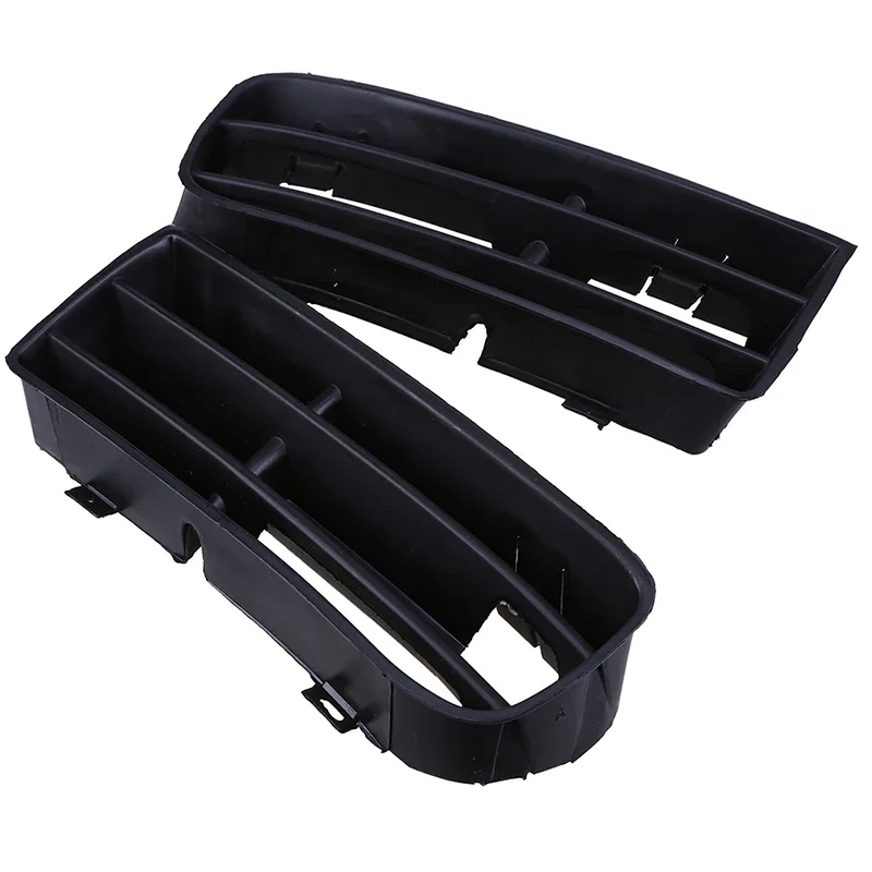 POSSBAY Black Front Lower Bumper Grills Auto Car Front Fog Light Cover Grille Decoration for VW Golf/Variant/4 Motion 1998-2006