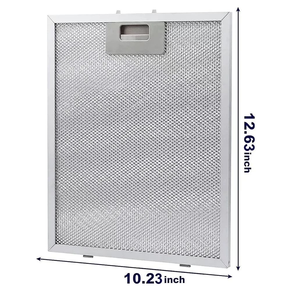 Cooker Hood Filters Metal Mesh Extractor Vent Filter 320X260mm Kitchens Hoods Oil Filter Range Hood Grease Anti Oil-Cotton Part