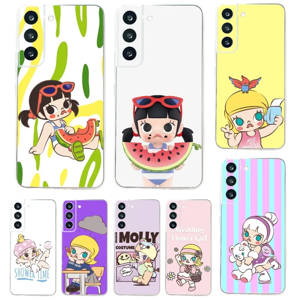 Custodia Per Telefono P-Pop M-Mart-S Per Samsung Galaxy A71,70,52,51,40,31,A50,30S,21S, Note20Cover Ultra Trasparente