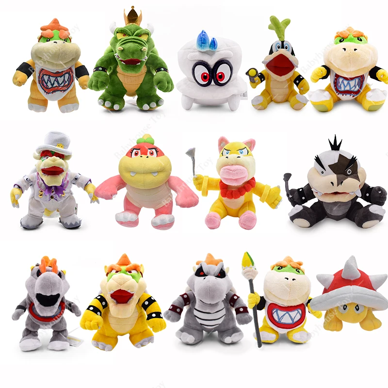 Peluche Super Mario Morton Koopa Jr Bowserotto 23cm Pupazzo Plush Da Collezione - Foto 8