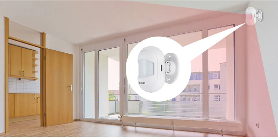 Wireless Mini PIR Sensor Motion Detector 433Mhz Alarm Sensor For W210 W214 G34 W