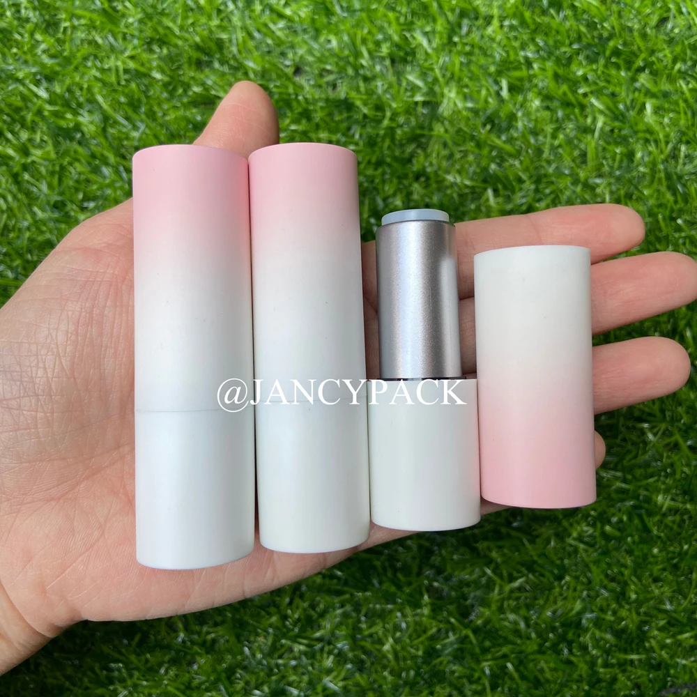 

Magnetic Lip Balm Tube round Empty matte pink white Lipstick Tube DIY Lip Balm Tubes Homemade Lip Stick travel lip gloss tube