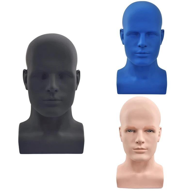 

Male Mannequin Head Professional Manikin Head For Display Wigs Hats Headphone Display Stand