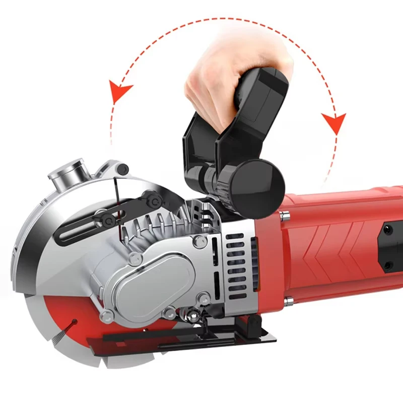 Wall Slotting Machine Electric Concrete Cutting Machine 220V Wall Groove Cutting Machine Dust-free Wall Chaser Machine 5