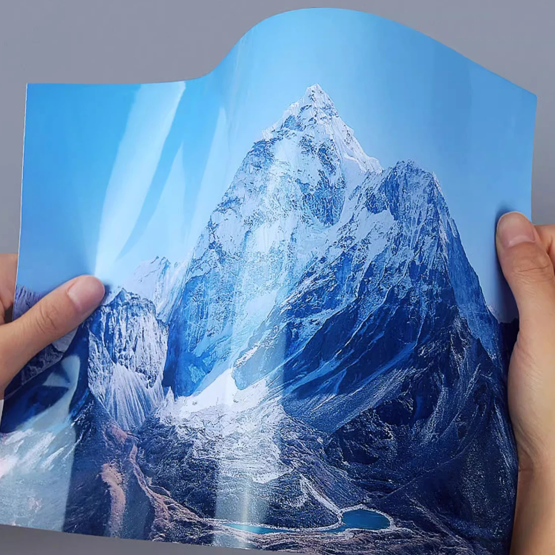 사진 스튜디오 용지 및 광택 인화지 접착 백킹, 앨범 사진용으로 적합, A4 품질 인화지, 8.3 인치 × 11.7 인치, 20 매