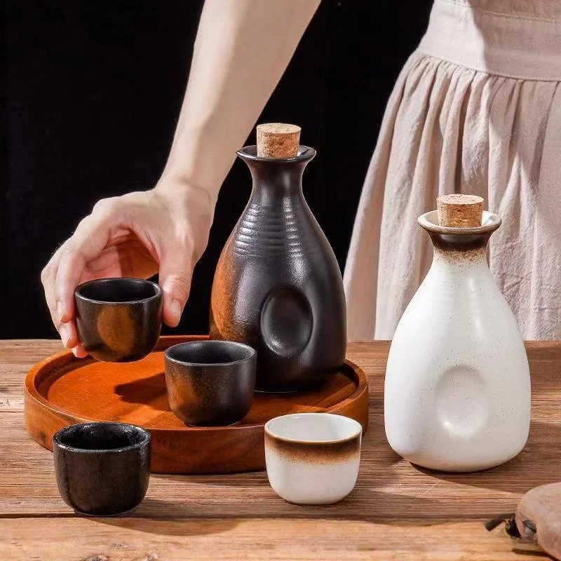 装飾品 セット 酒器セット、酒器カップ、工芸品カップ 陶器酒器セット、酒器セット