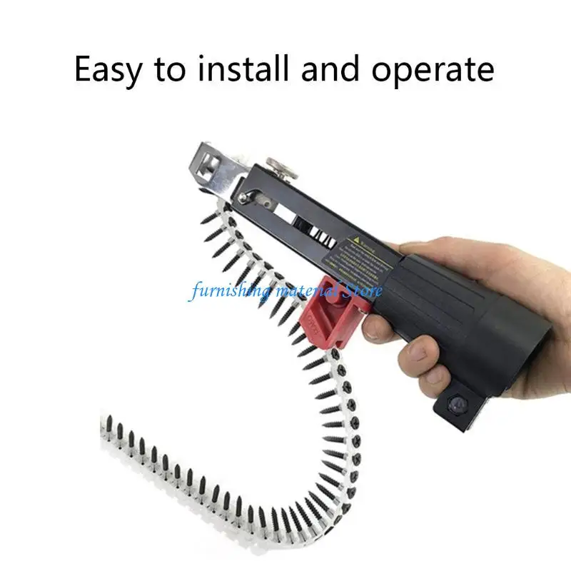 Y5GD 전기 마른 벽에서 나온 나사 총 Wodworking 도구 무선 전원 드릴 조정 가능한 나사 길이 및 깊이 사용하기 쉬운 목공