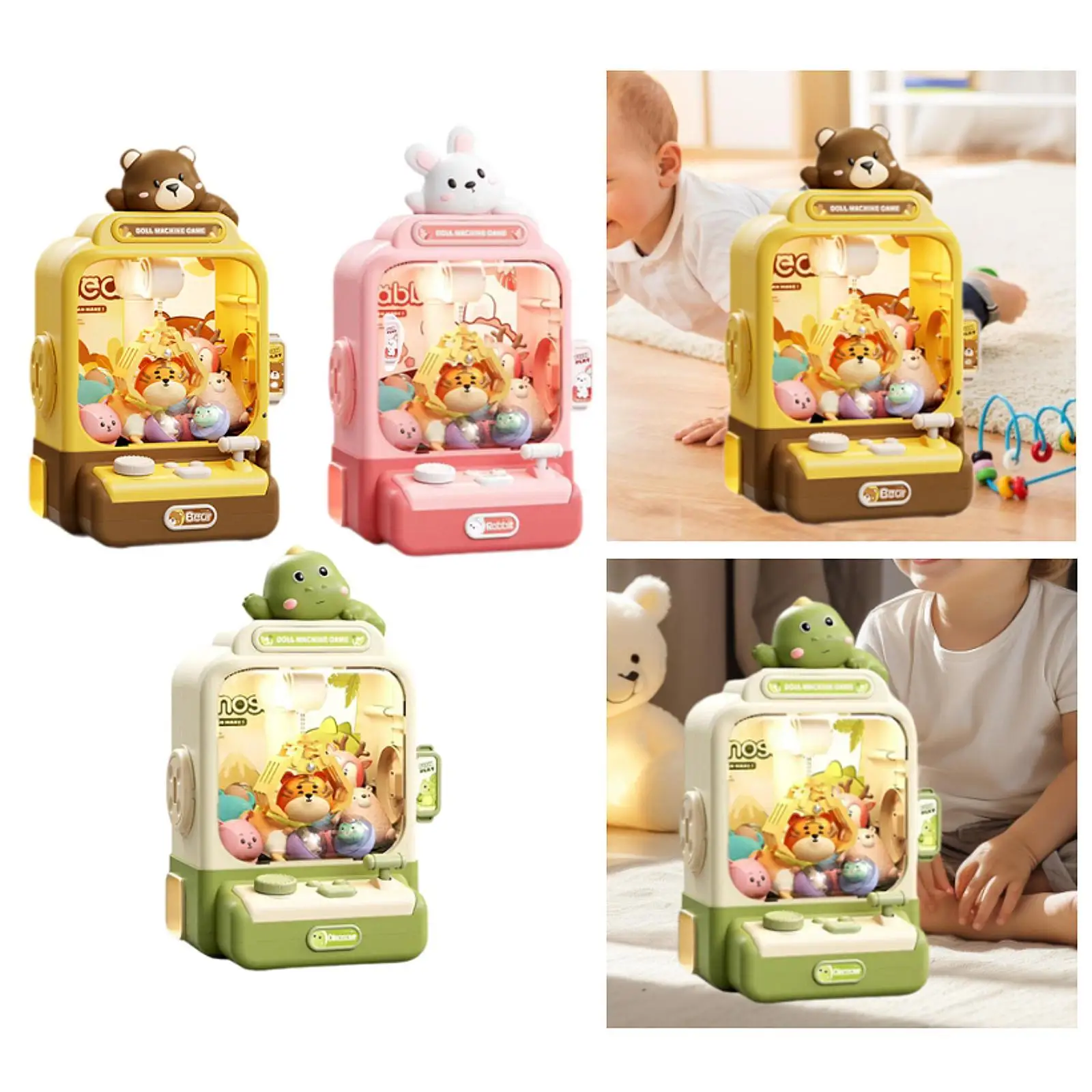 Kids Claw Machine Prize Dispenser Toy Candy Vending Toy for Kids Boys Girls 3 4 5 6 7 8 Year Old Children Birthday Gifts 4