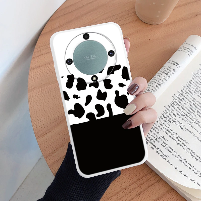 Für Honor X9a X9b X9c Magic5 6 7 Lite 5G Fall Mode Leopard Print Zurück Abdeckung Weiche TPU stoßfest Funda Marmor Textur Shell – Detail 1