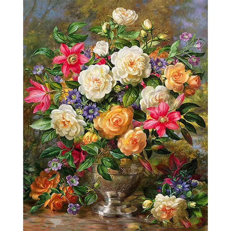 Colorful Arrangement - Paint by Numbers