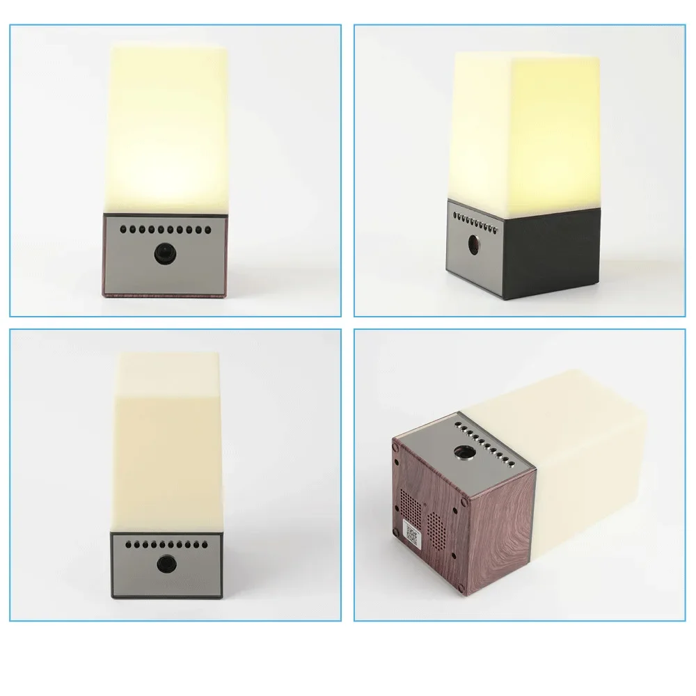 Lampe viser køligt hvidt belysningsmodus