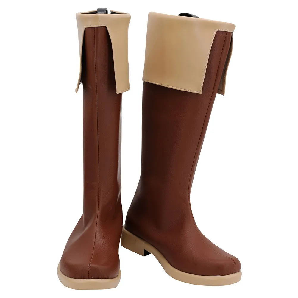 

Tears Of The Kingdom Cosplay Shoes Game Tears Of The Kingdom Link Cosplay Suit Accessories Brown Boots Man Cosplay Gifts