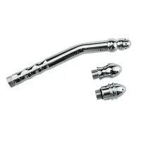 Neue Edelstahl Metall Anal reiniger Bidet Wasserhähne gehetzt Anal Dusche Dusche Reinigung Einlauf Einlauf Butt Plugs Tap Erwachsenen 4
