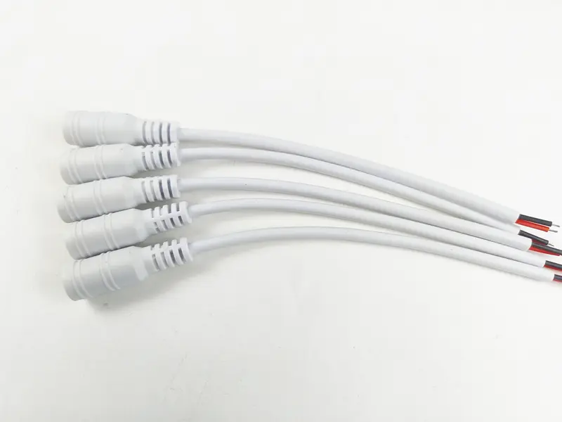 1/5/10 Pcs 5.5x2.1mm DC Male Female Power Plug Cable Wire Jack Adapter Connector for CCTV Single Color 3528 5050 LED Tape Light - Image 18