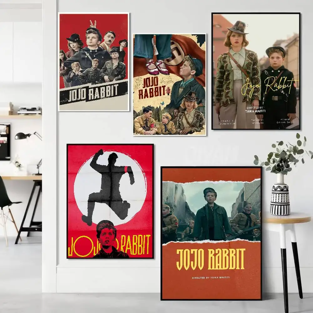 Jojo Rabbit Movie Vintage Posters Sticky Vintage Room Home Bar Cafe ...