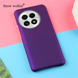 Luxury Multi-Color Rubberized Matte Hard Plastic Phone Case Cover for OnePlus 13R (Purple)