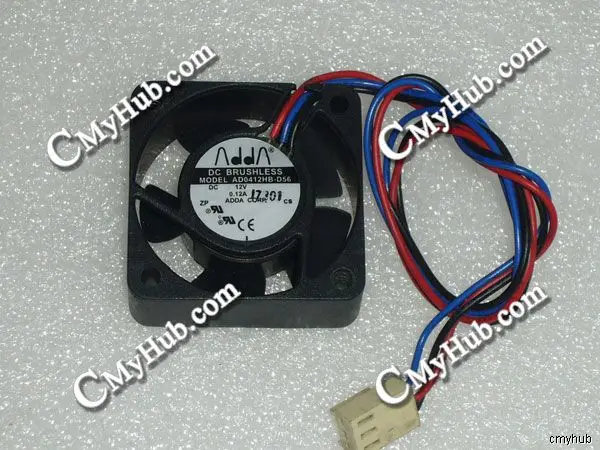 

Для ADDA Φ DC12V 0.12A 4015 4CM 40MM 40x40x15MM 3pin охлаждающий вентилятор