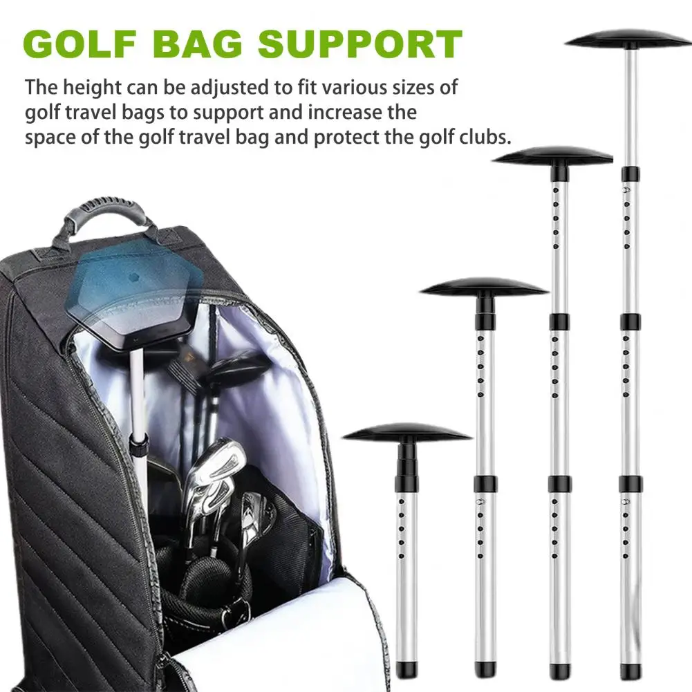 

Golf Travel Bag Support Rod 4-Section Retractable Aluminum Alloy Tube Dome Top Lid Golf Bag Club Protector Support Pole 골프용품