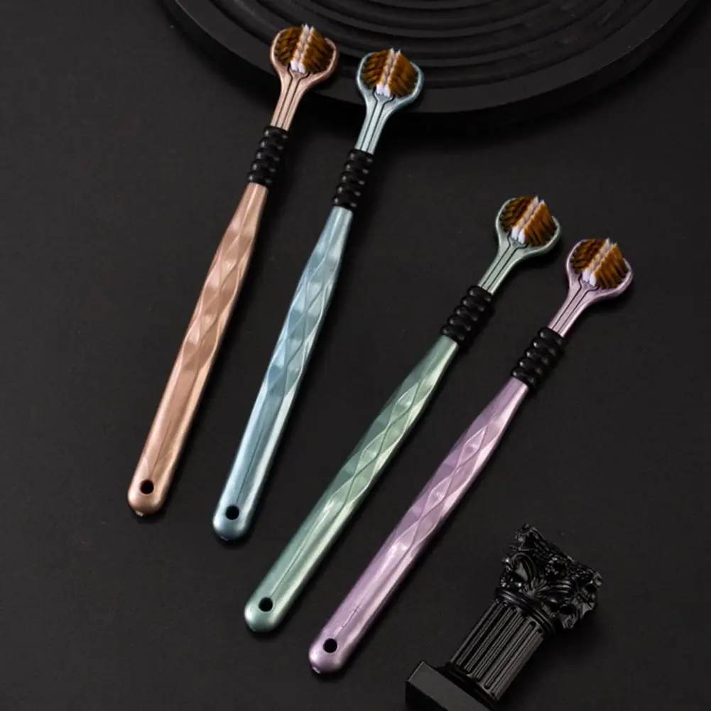 Three-Sided Toothbrush 1/4 Pcs Teeth Gum Care