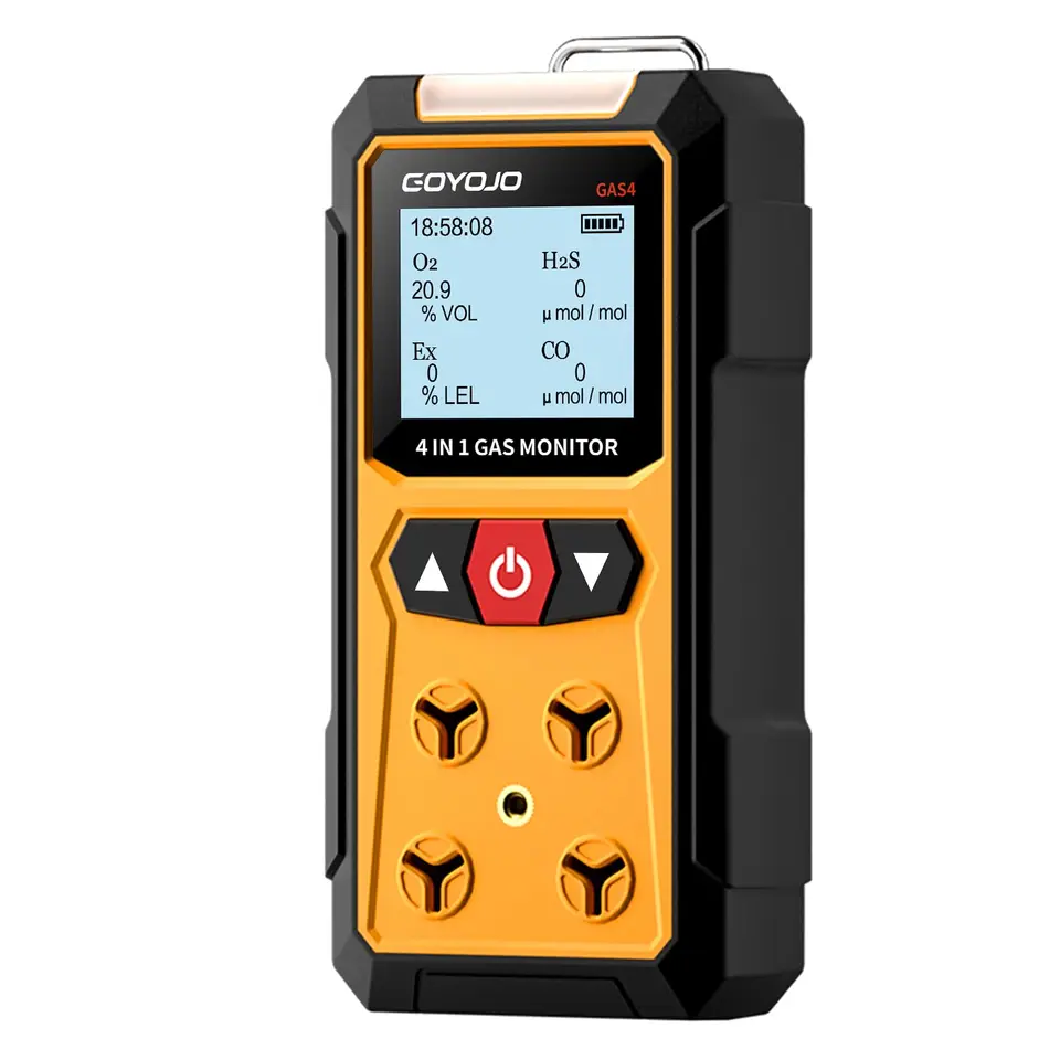 explosive meter | how to use the explosive meter?... Industrial Safety Monitor 4 Gas Detector Monitor - Portable CO, H2S, O2 ...