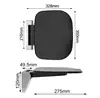 Hot Sells Bathroom White Wall Mounted Folding Shower Seat Uf Urea Wall Mounted Foldable Shower Seat 5