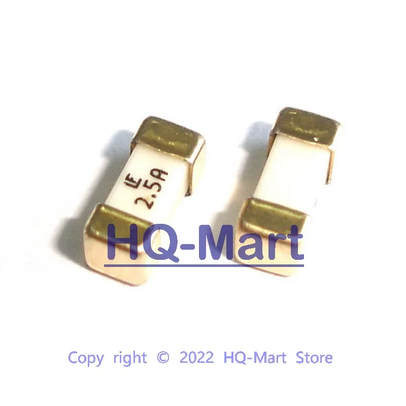 10ชิ้นเซรามิกชุบทองฟิวส์1808 125VAC, 045102 .5MRL 2.5A 0451003 .มาร์ล 3A 04513.15MRL 3.15A 045103 .5MRL 3.ค 0451004 .มาร์ล CHA 1